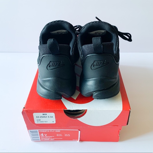 Nike Presto Fly GS All Black - Picture 5 of 5